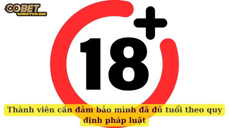 Thành viên cần đảm bảo mình đã đủ tuổi theo quy định pháp luật